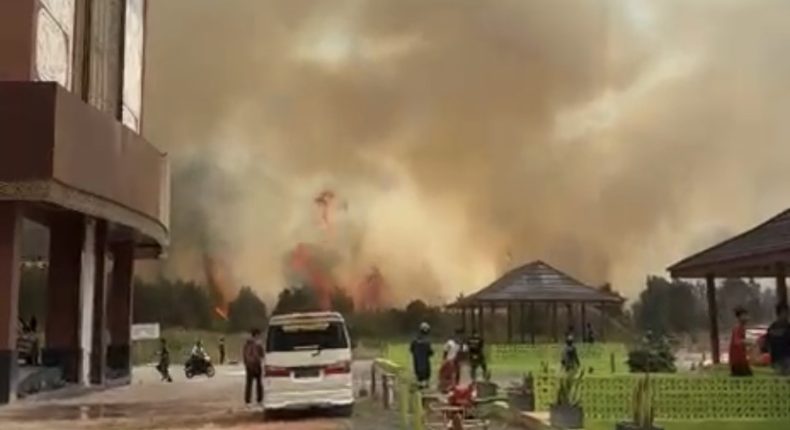 Karhutla Serang Kawasan Kampus Uniska, Ribuan Mahasiswa Dipulangkan
