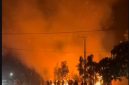 Langit Banjarbaru Memerah, Karhutla Lahap Lahan di Jalan Golf Menuju Bandara