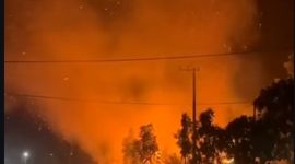 Langit Banjarbaru Memerah, Karhutla Lahap Lahan di Jalan Golf Menuju Bandara