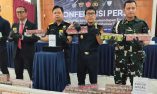 Sinergi Bea Cukai – TNI dan AVSEC Ungkap 4,23 Juta Batang Rokok Ilegal dan 1,1 Kg Emas, Dandempom : Laporkan Jika ada Dugaan Keterlibatan Oknum