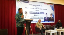 Sosialisasi Perda No.5 dan Bimtek E-BMD Digelar BPKAD Kotabaru