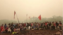 Bupati Heriyus Hadiri Kegiatan Manugal di Kecamatan Tanah Siang