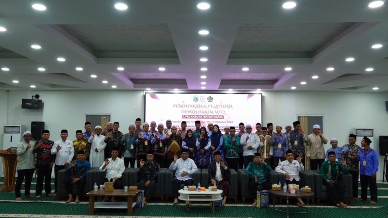Pemkab Kotabaru Apresiasi Diklat Pendidikan dan Pelatihan Dewan Hakim MTQ
