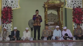 Wabup Syairi Mukhlis Hadiri Peresmian Mesjid Jami Al-Hilal Tanjung Batu