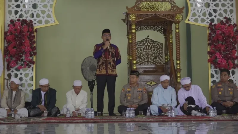 Wabup Syairi Mukhlis Hadiri Peresmian Mesjid Jami Al-Hilal Tanjung Batu